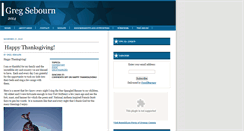 Desktop Screenshot of gregsebourn.com