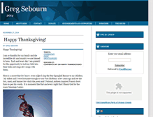 Tablet Screenshot of gregsebourn.com